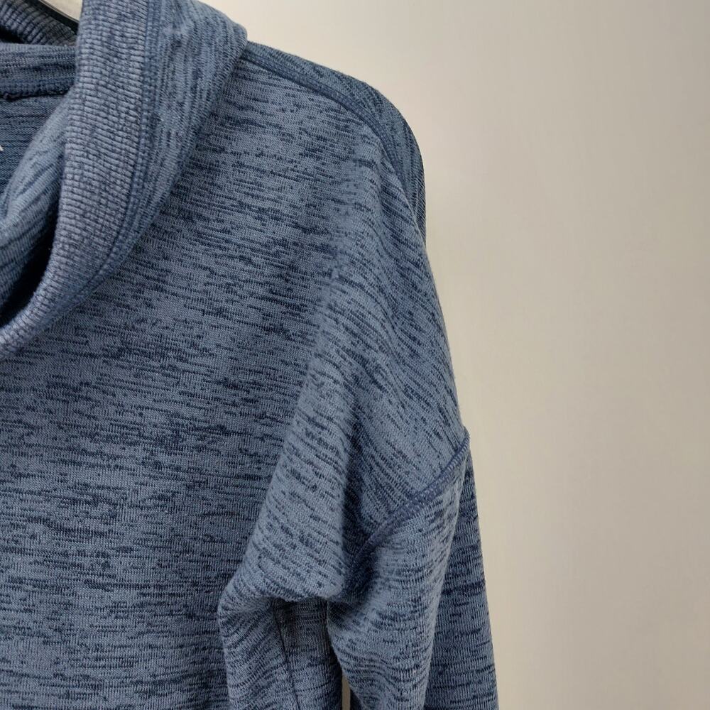 Athleta Blue Sweater Cowl Neck Pullover Knit Athletic Sz XS - Picture 10 of 14